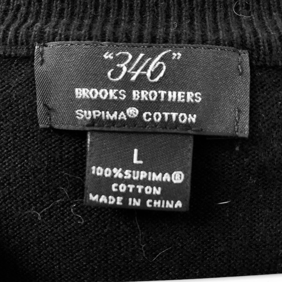 Brooks Brothers 346 Mens Supima Cotton Vest SZ Large - Picture 3 of 3